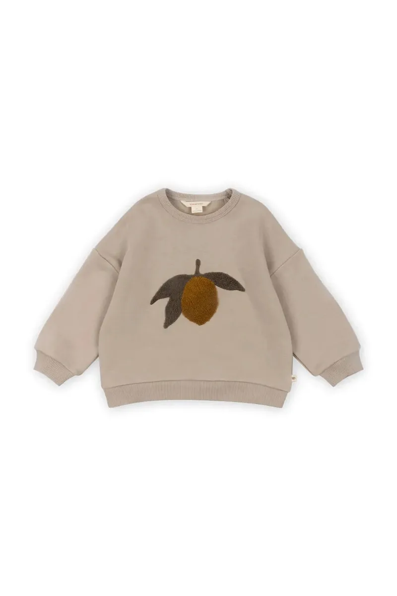 Konges Sløjd Βαμβακερή παιδική μπλούζα Konges Sløjd LOU TERRY SWEAT SHIRT OCS