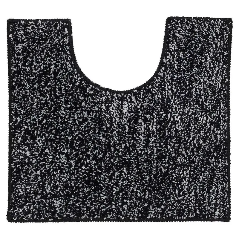 Ταπέτο Λεκάνης Polyester 45x50εκ. Speckles Black Sealskin 294608419 (Ύφασμα: Polyester, Χρώμα: Λευκό) - sealskin - sl-294608419