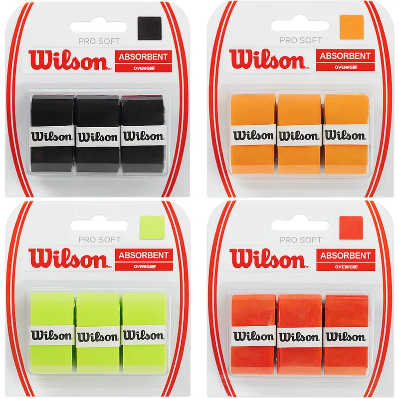 Wilson Pro Soft Tennis Overgrips x 3