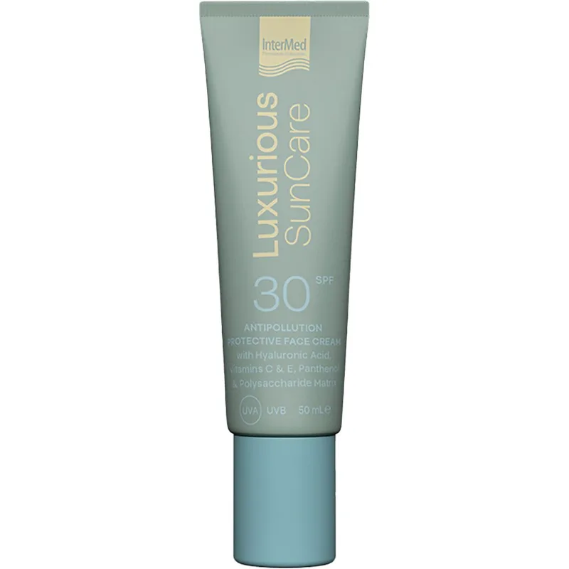 Luxurious Sun Care Anti-pollution Face Cream Spf30 Αντηλιακή Κρέμα Προσώπου Υψηλής Προστασίας 50ml