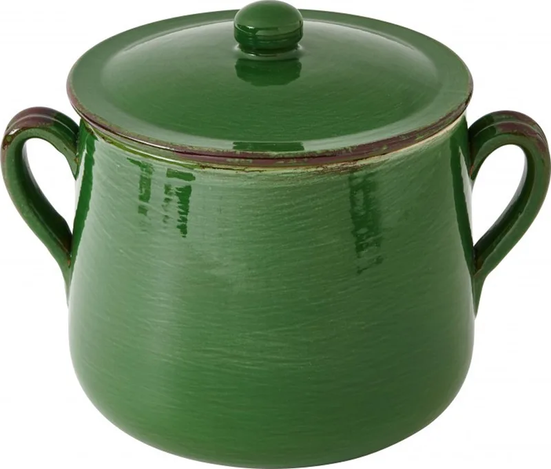 Brandani Γάστρα Πυρίμαχη Στρογγυλή 21cm Green Le Primizie