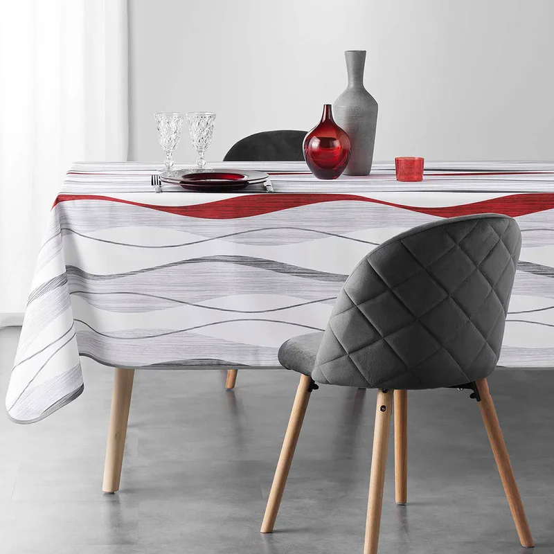 Αλέκιαστο Τραπεζομάντηλο (150x240) L-C Ondulys Rouge 1722850