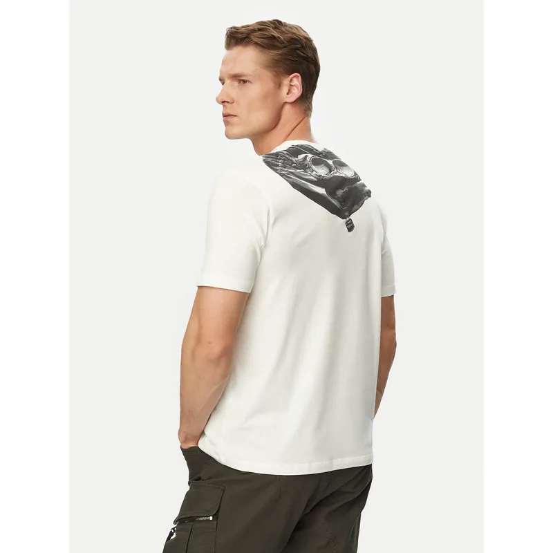 C.P. Company T-Shirt RCCMTS725A005100W Εκρού Regular Fit