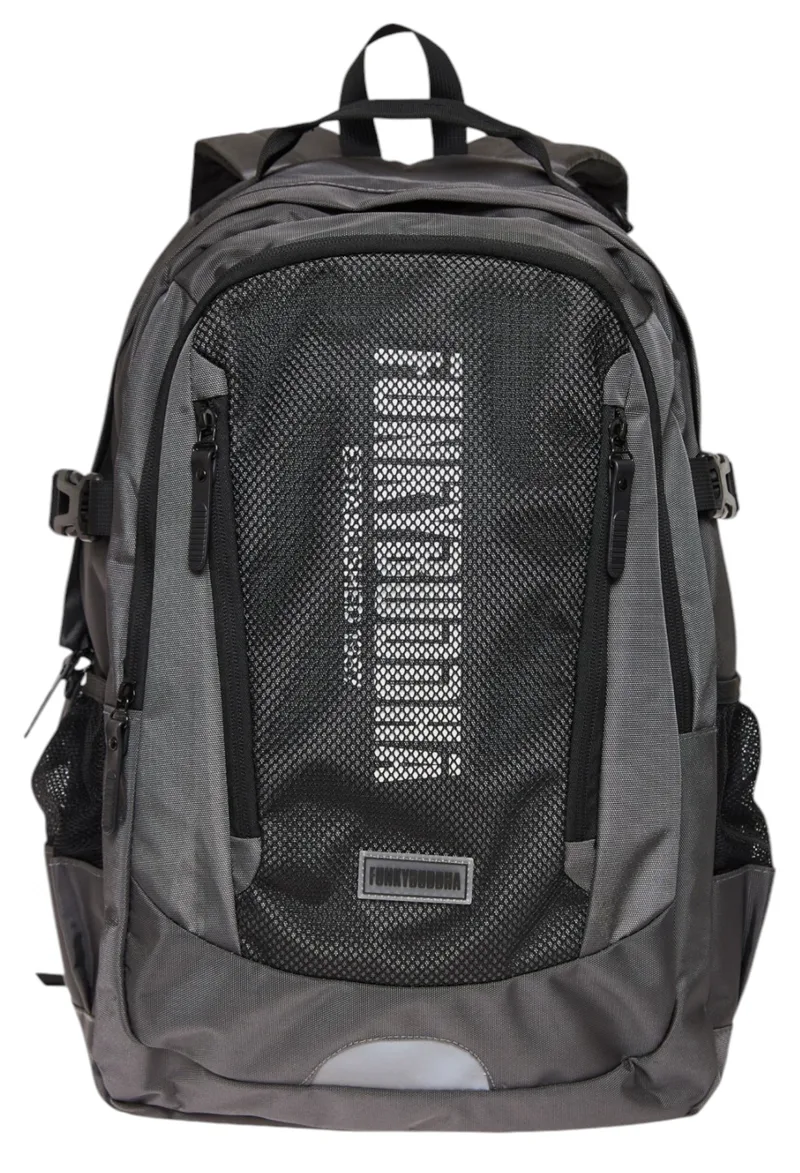 Τσάντα Πλάτης Funky Buddha Με Δίχτυ FBM010-005-10-GREY Ανδρικό