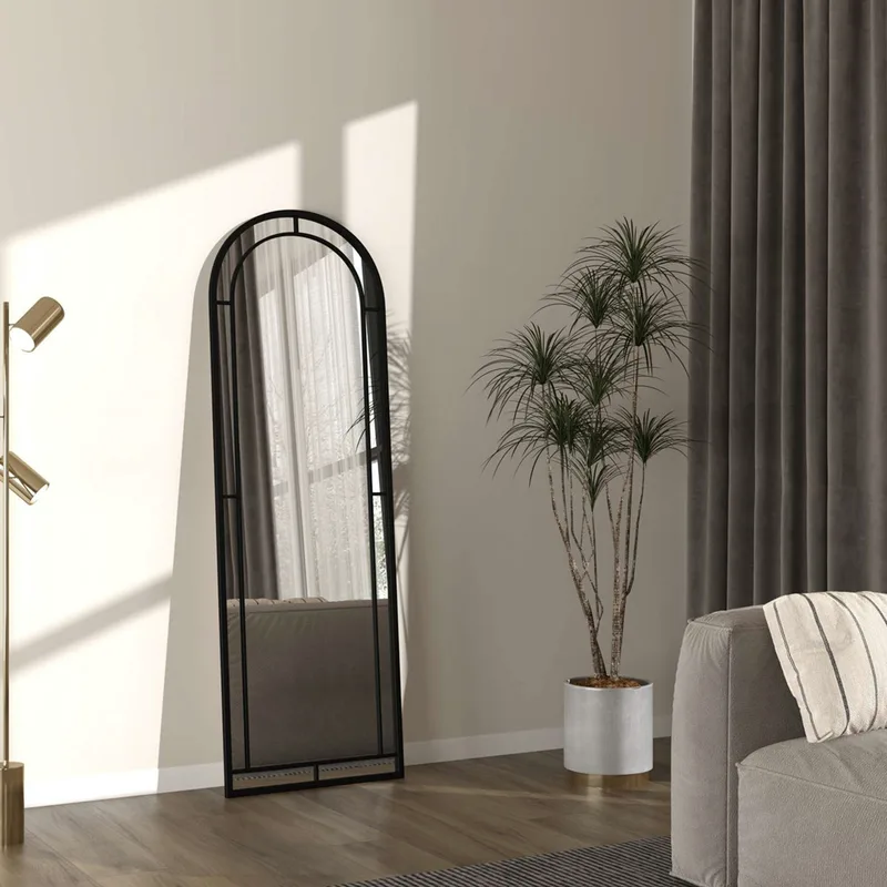 Καθρέπτης Δαπέδου Luna - Black 985Etr1106 (60x180 cm)