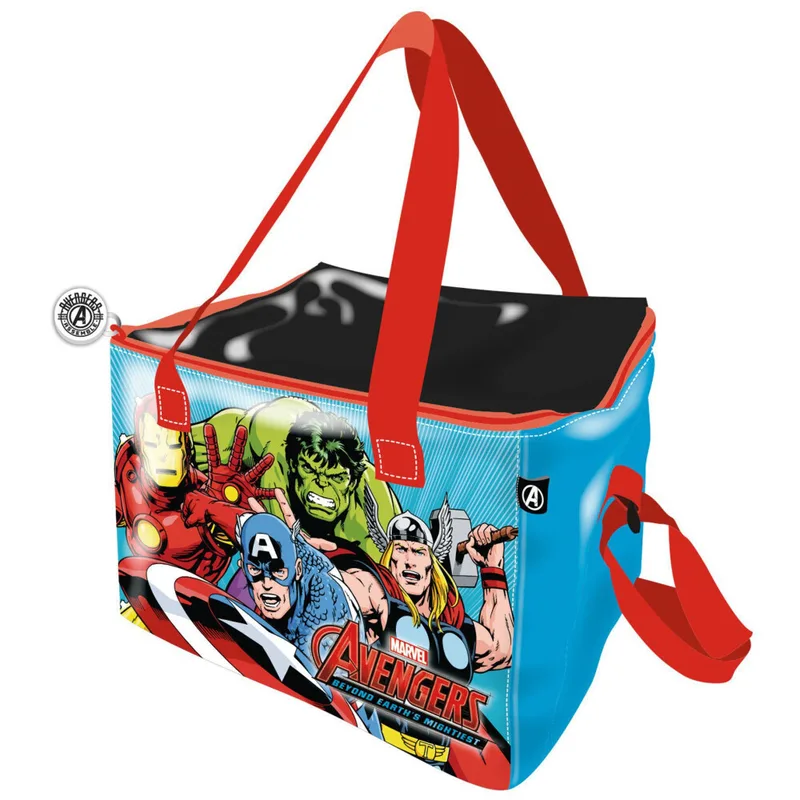 Avengers Team Σχολικό Ισοθερμικό Τσαντάκι Φαγητού Ώμου 5lt Avengers 16.5 x 15 x 22.5 cm Πολύχρωμο