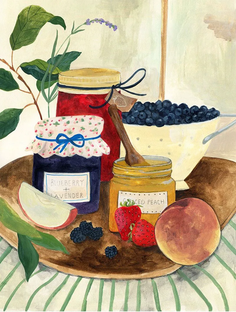 Κάρτα ευχών Canns Down Press: Jam Making (Rachel Grant)