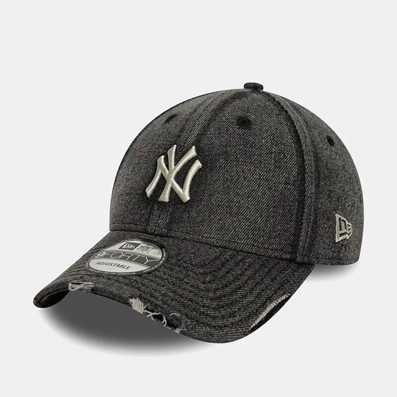 NEW ERA NEW YORK YANKEES MLB ACID WASH BLACK 9FORTY ADJUSTABLE CAP ΜΑΥΡΟ