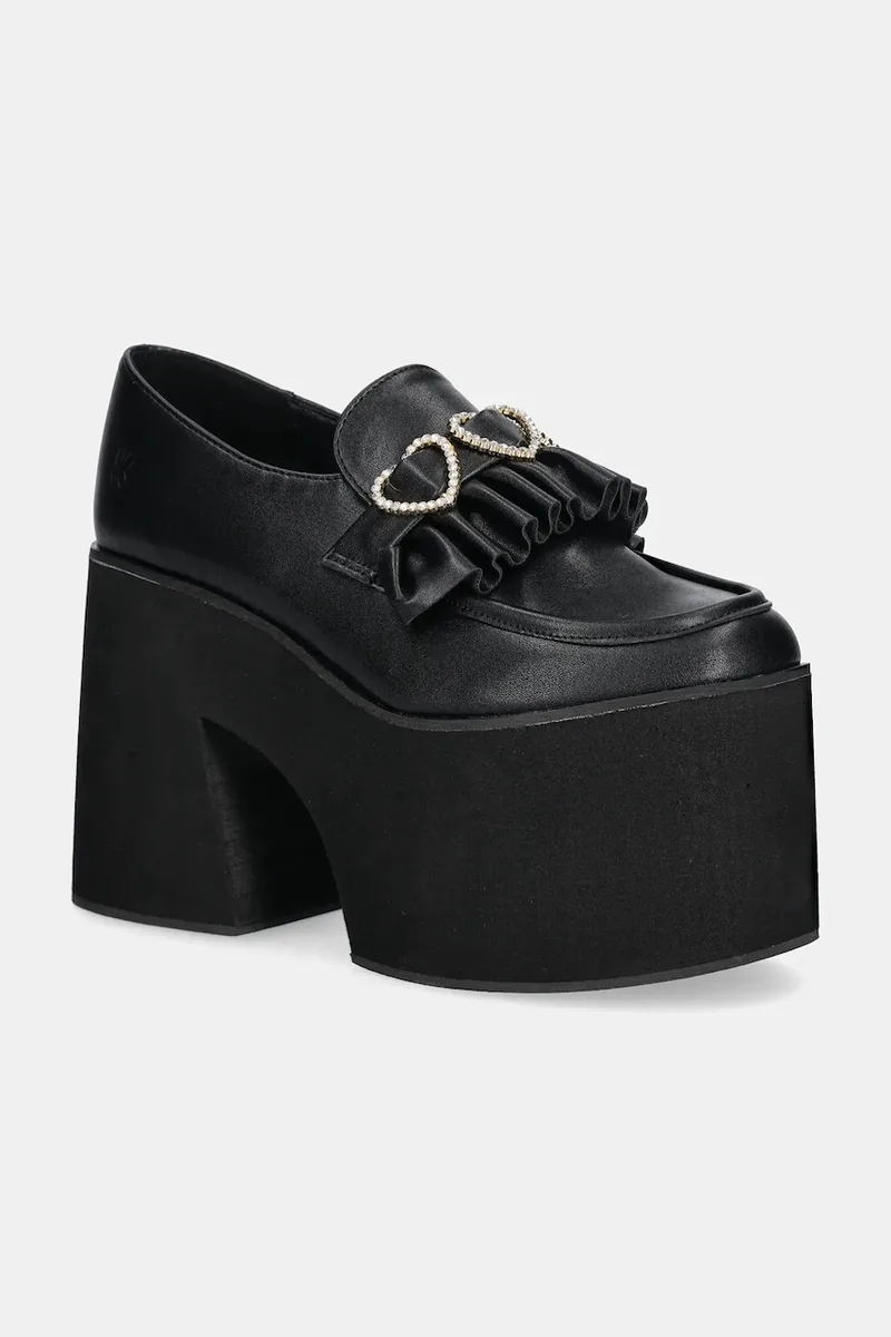 Γόβες Koi Footwear Dark Delights Chunky Heart
