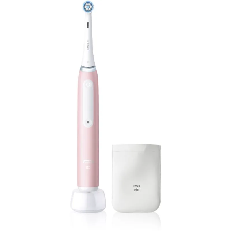 Oral-B iO Sensi Clean ηλεκτρική οδοντόβουρτσα με θήκη φορτιστή Blush Ροζ 1 τμχ