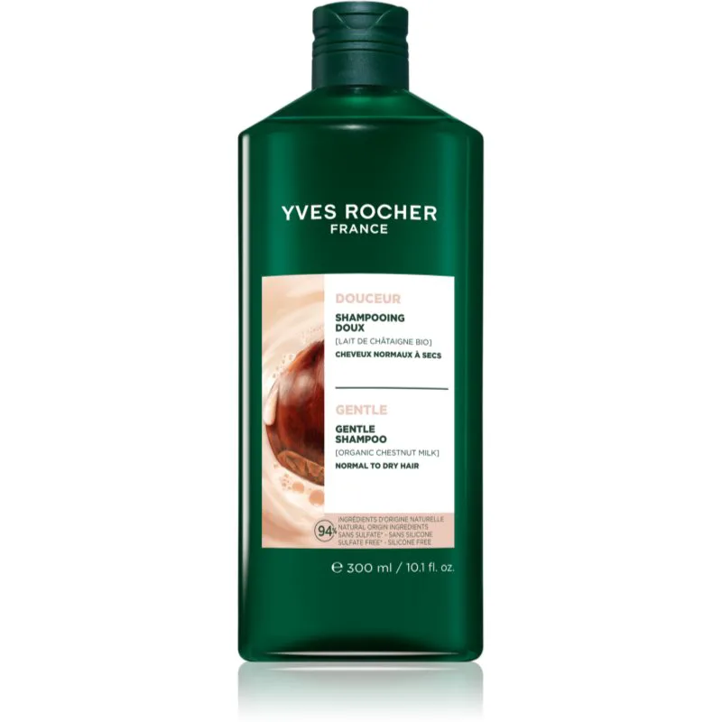 Yves Rocher Douceur απαλό σαμπουάν with Organic Chestnut Milk 300 μλ