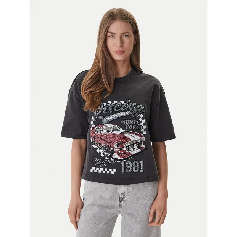Guess T-Shirt W6GI20 K3133 Γκρι Relaxed Fit