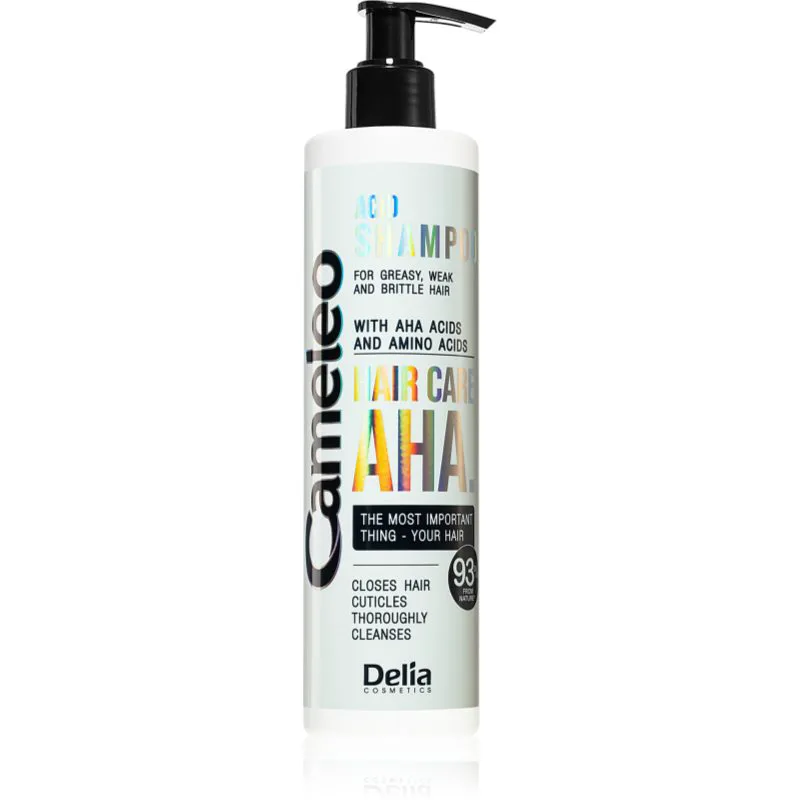 Delia Cosmetics Cameleo AHA σαμπουάν για αδύναμα και ταλαιπωρημένα μαλλιά με ΑΗΑ 250 ml