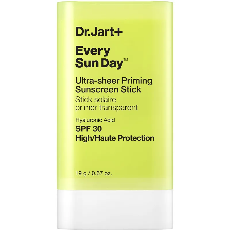 Dr.Jart+ Every Day Sun Day Ultra Sheer Priming Spf30 Sunscreen Stick Ελαφριάς Υφής Balm Stick Υψηλής Προστασίας με Υαλουρονικό Οξύ για Ενυδάτωση & Προετοιμασία της Επιδερμίδας για Απαλή & Ανάλαφρη Τοποθέτηση Make Up 19g