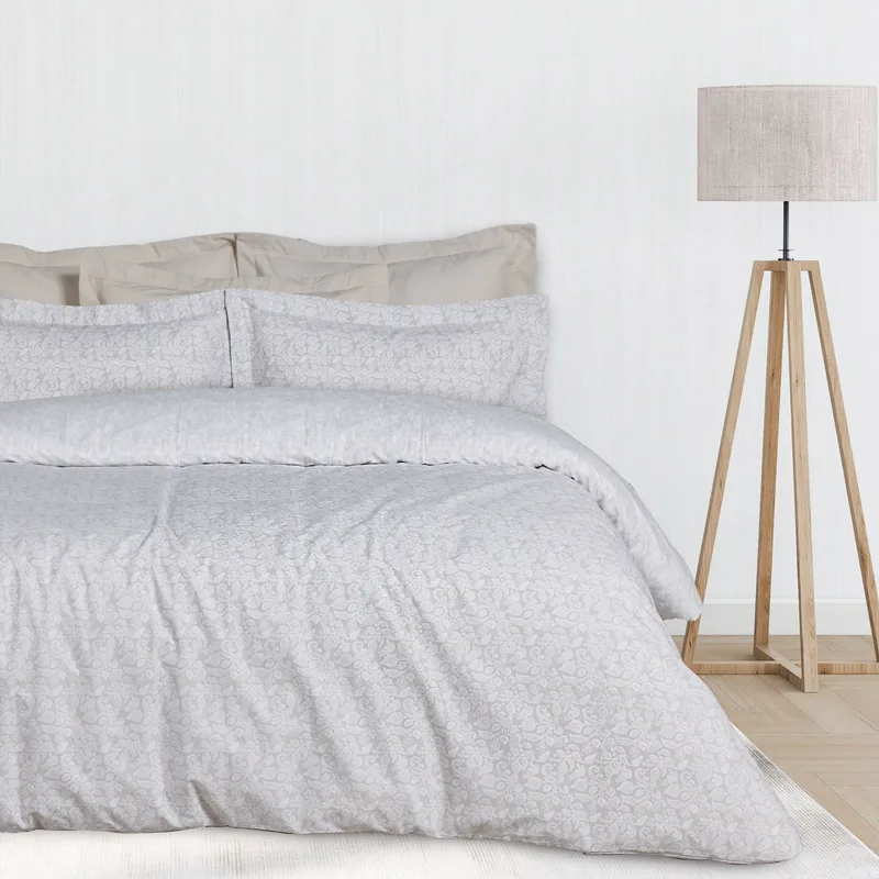 Σετ Σεντόνια King Size 4 Τεμαχίων Das Home 9678 Taupe- White 260x280