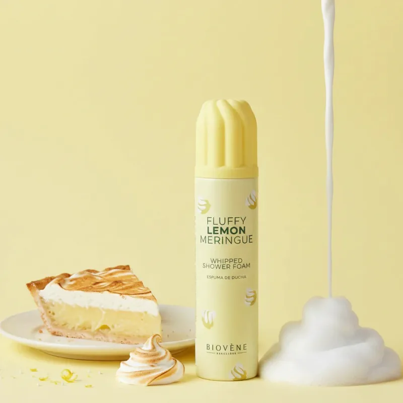 Fluffy Lemon Meringue Whipped Shower Foam 250ml