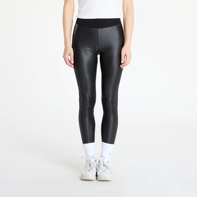 Κολάν Urban Classics Ladies Faux Leather High Waist Leggings Black M