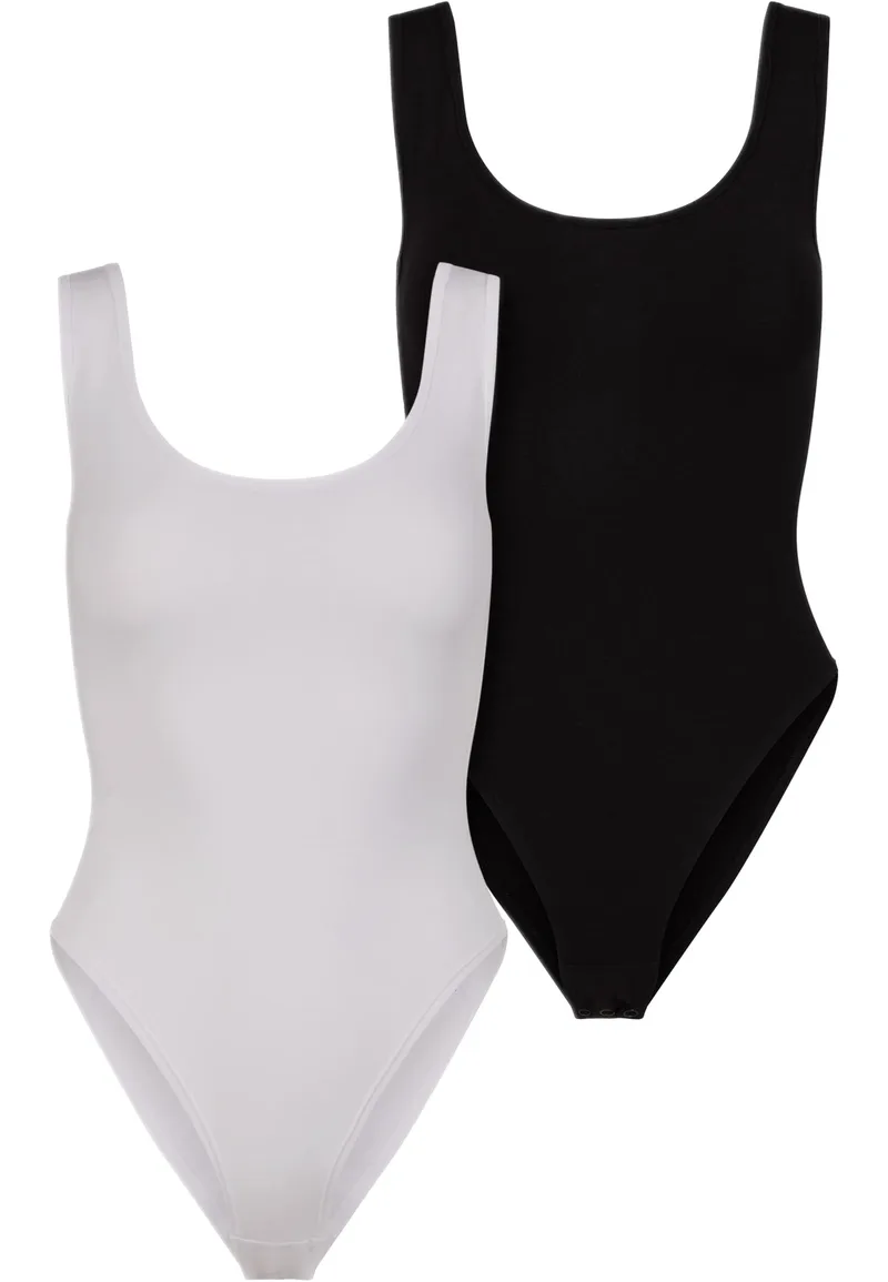 Ladies Organic Tank Body 2-Pack Urban Classics TB6172A white+black