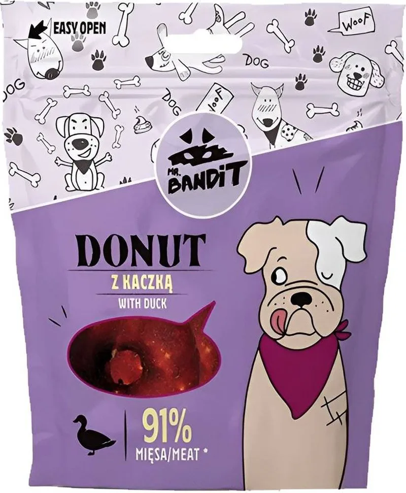 ΛΙΧΟΥΔΙΕΣ ΣΚΥΛΟΥ VET EXPERT MR BANDIT DONUT DUCK (500 GR)