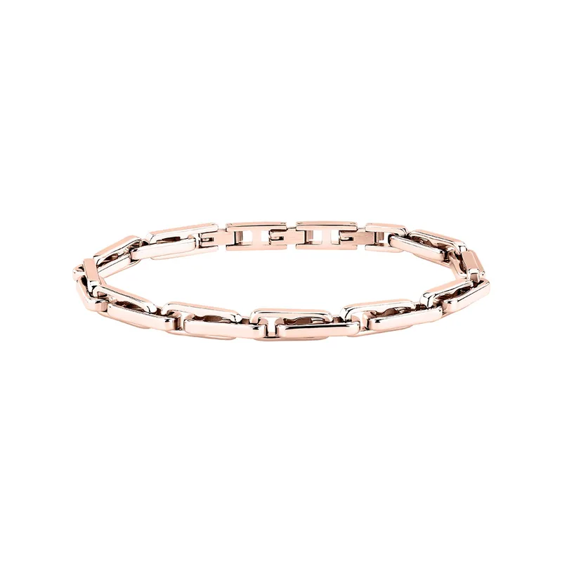 Trussardi Βραχιόλι Από Ροζ Επιχρυσωμένο Ανοξείδωτο Ατσάλι TJAXV52