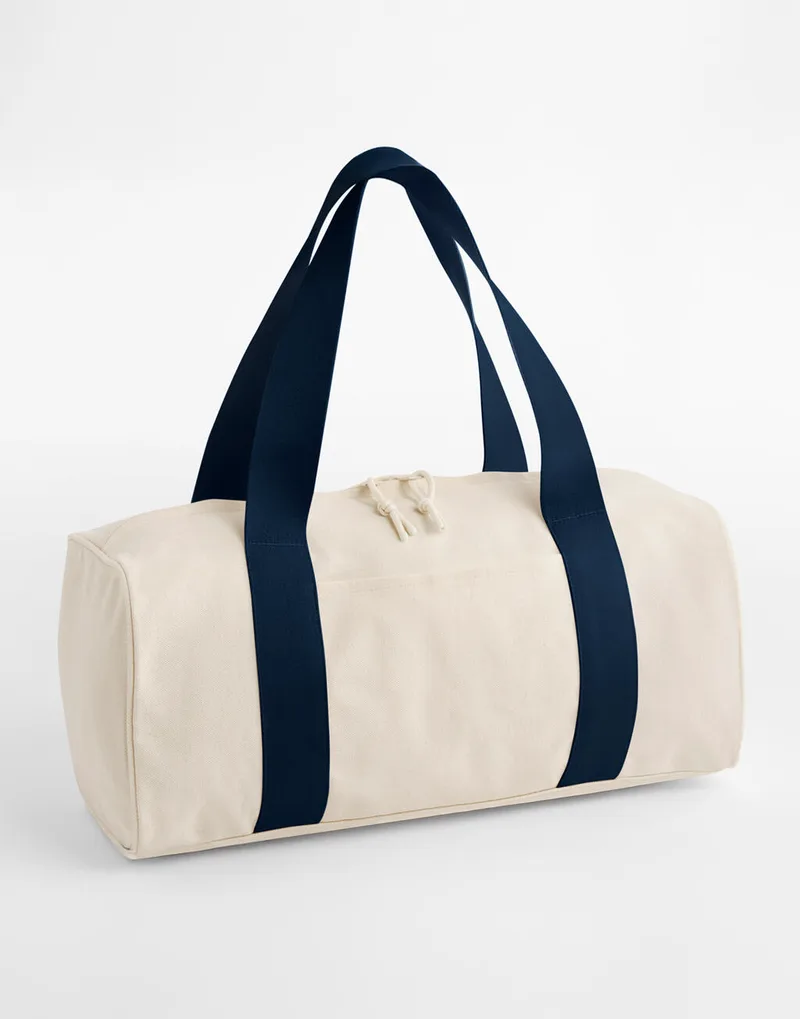Τσάντα Duffle BG676 Bagbase Edit Canvas Natural/Navy