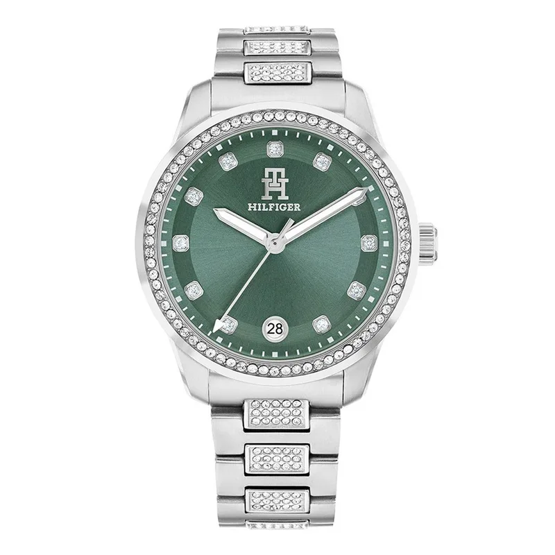 TOMMY HILFIGER Sport Crystals Silver Stainless Steel Bracelet 1782759