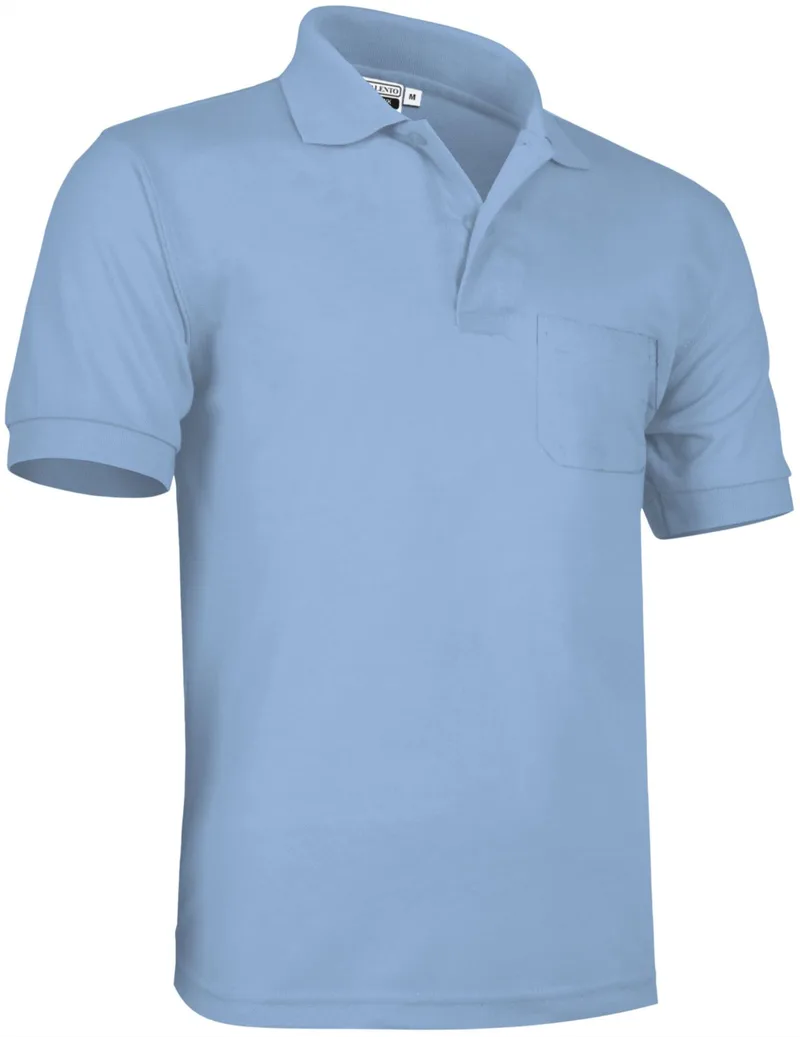 Κοντομάνικο Polo Shirt HAWK Valento POVATOBCL Sky Blue