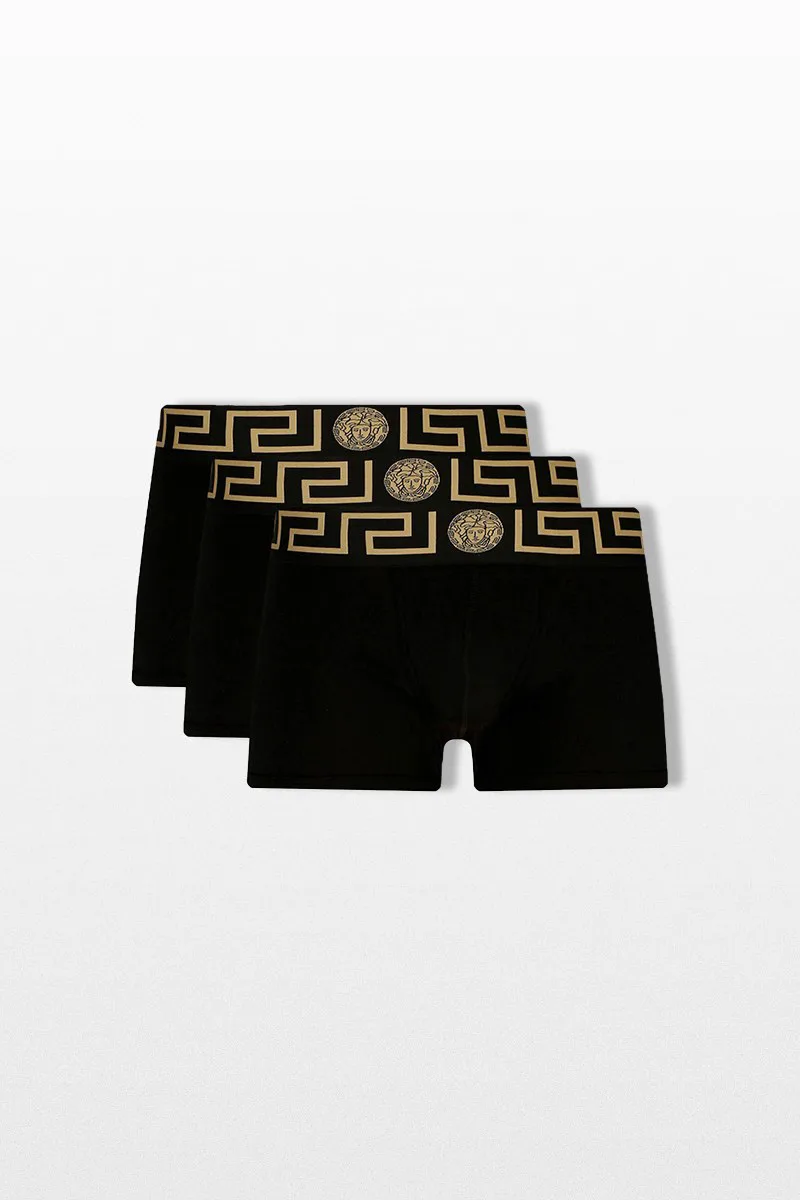VERSACE Ανδρικό Μαύρο Boxer Shorts 3 Pack