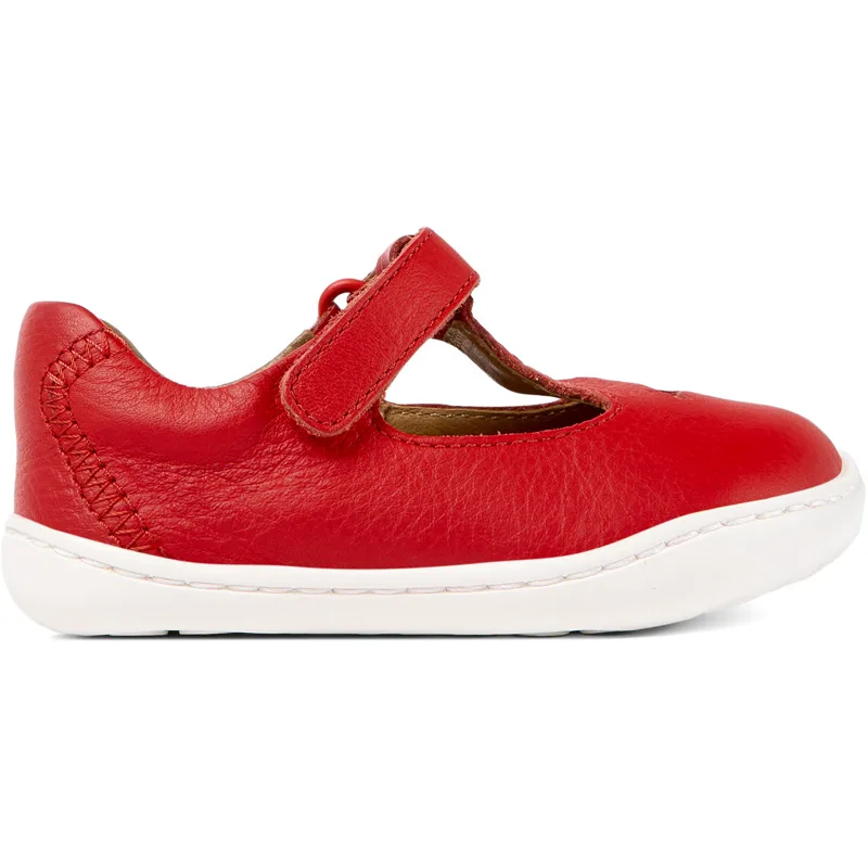 CAMPER Twins - Smart casual παπουτσια Για Firstwalkers - Κόκκινο, Μέγεθος 24, Smooth leather