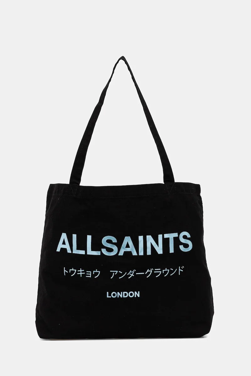 Βαμβακερή τσάντα AllSaints 38 x 35 x 12 cm
