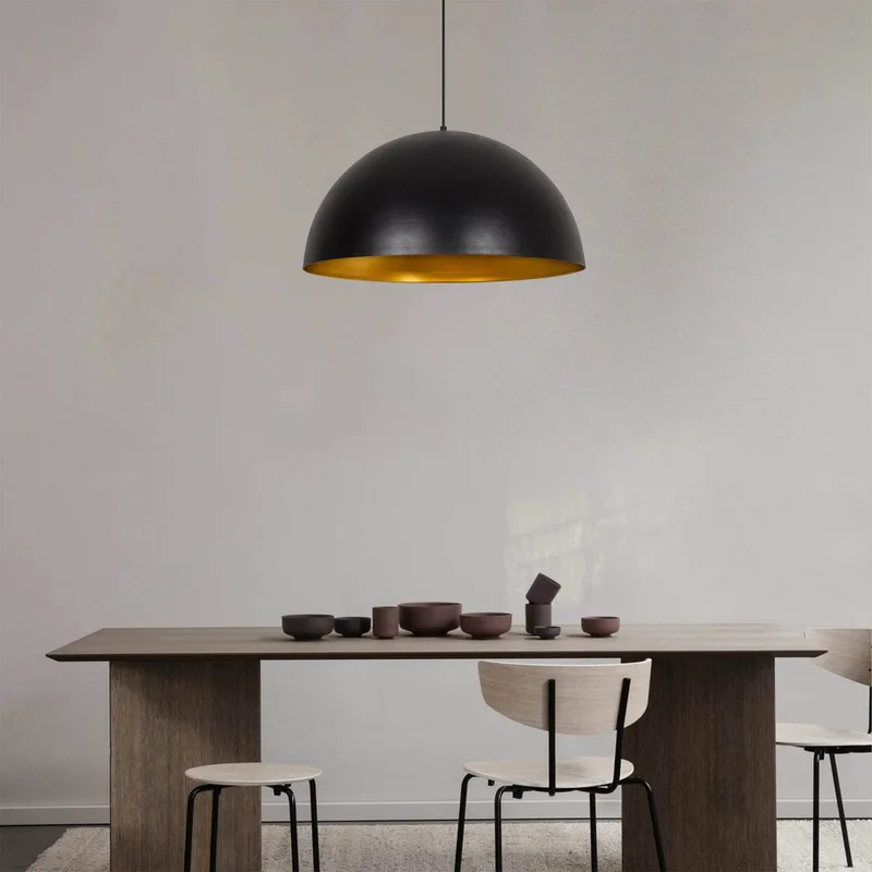 Φωτιστικό Οροφής Μονόφωτο A-G Sivani 892OPV1788 Black/Gold
