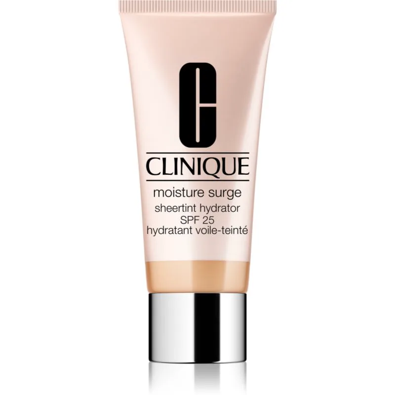 Clinique Moisture Surge™ Sheertint Hydrator SPF 25 τονωτική κρέμα ενυδάτωσης με χρώμα SPF 25 απόχρωση Universal Light 40 ml
