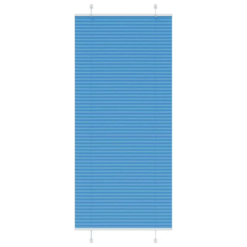 vidaXL Πλισέ Στόρι Μπλε 95x200 εκ. Πλάτος Υφάσματος 94,4 εκ. Πολυεστέρας