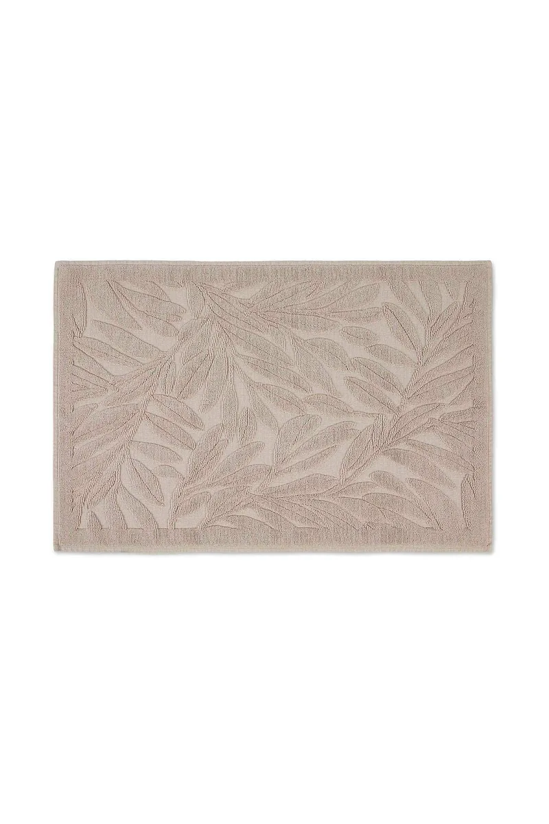 Coincasa χαλάκι μπάνιου με ανάγλυφο σχέδιο 84 x 54 cm - 007359837 Μπεζ