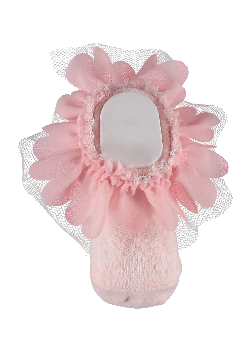 Καλτσάκια bebe Bow & Lace 68153-Ροζ