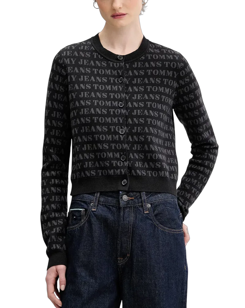 Γυναικεία Ζακέτα Μαύρη Tommy Jeans DW0DW22030-0GJ