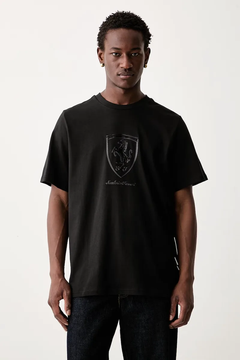 Puma t-shirt ανδρικό βαμβακερό Ferrari