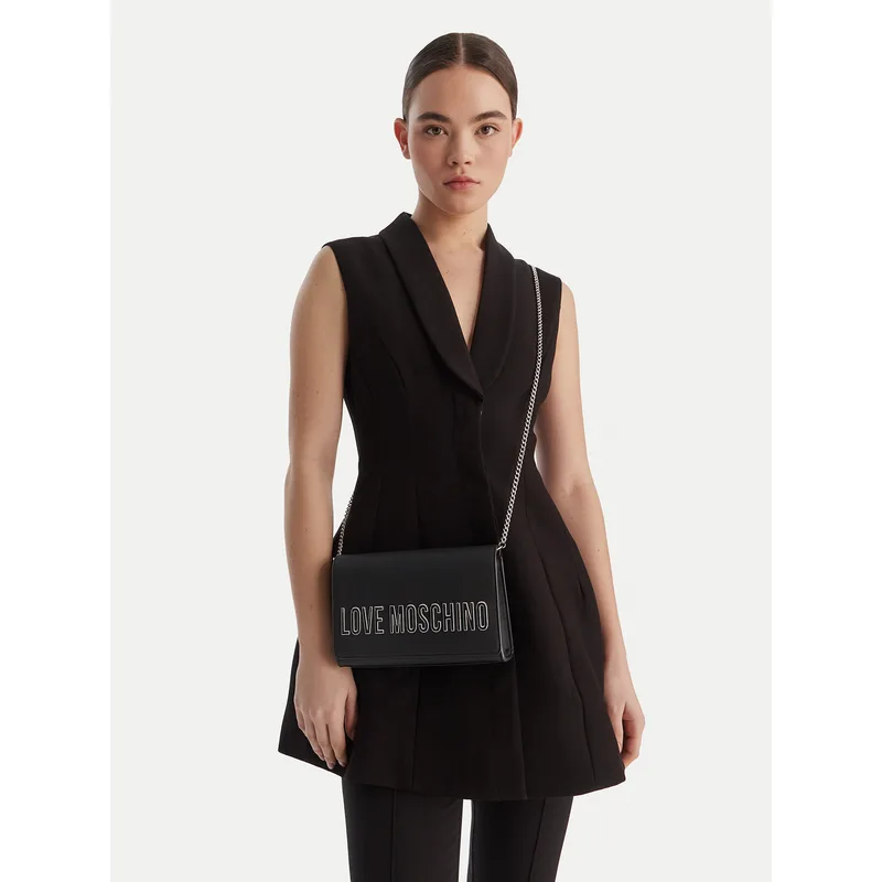 Τσάντα LOVE MOSCHINO JC4103PP1OKD000B Μαύρο