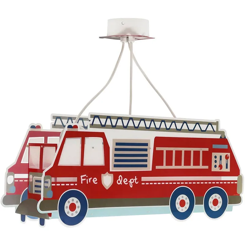 Παιδικό Φωτιστικό Οροφής Τρίφωτο Ango 60610 Firetruck