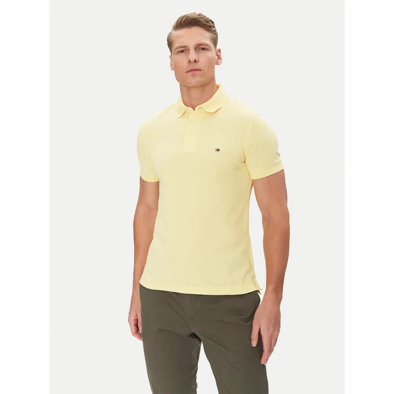Tommy Hilfiger Polo 1985 MW0MW17771 Κίτρινο Slim Fit