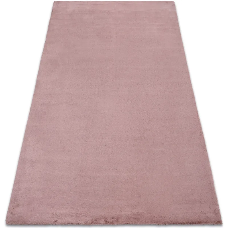 Χαλιά Rugsx Χαλί BUNNY ροζ Απομίμηση γούνΠ180x270 cm