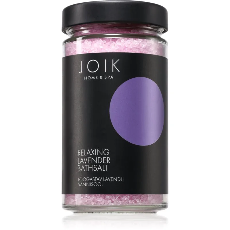 JOIK Home & Spa Lavender χαλαρωτικό αλάτι για μπάνιο 450 γρ