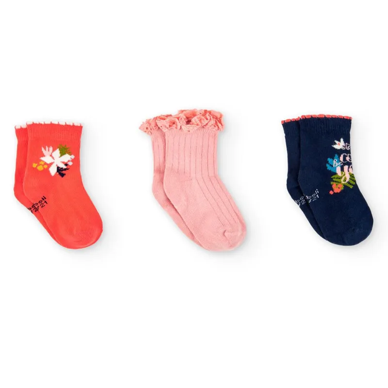 Κάλτσες 3 τεμ. κορίτσι Boboli-291035-3886-Multicolor