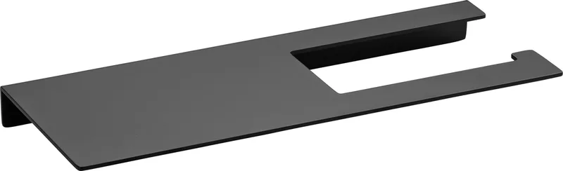 Χαρτοθήκη 28cm με Ράφι BronzeArt Shelfy 52FY-MM/Μαύρο Ματ