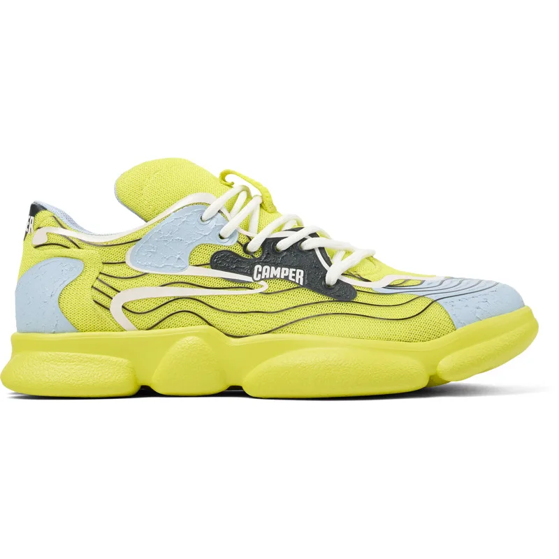 CAMPER Karst - Sneakers Για Γυναικεία - Κίτρινο,Μπλε,Μαύρο, Μέγεθος 37, Cotton fabric