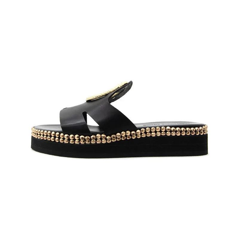 Σανδάλια με πλατφόρμα Kotris LEATHER FLATFORM SANDALS WOMEN