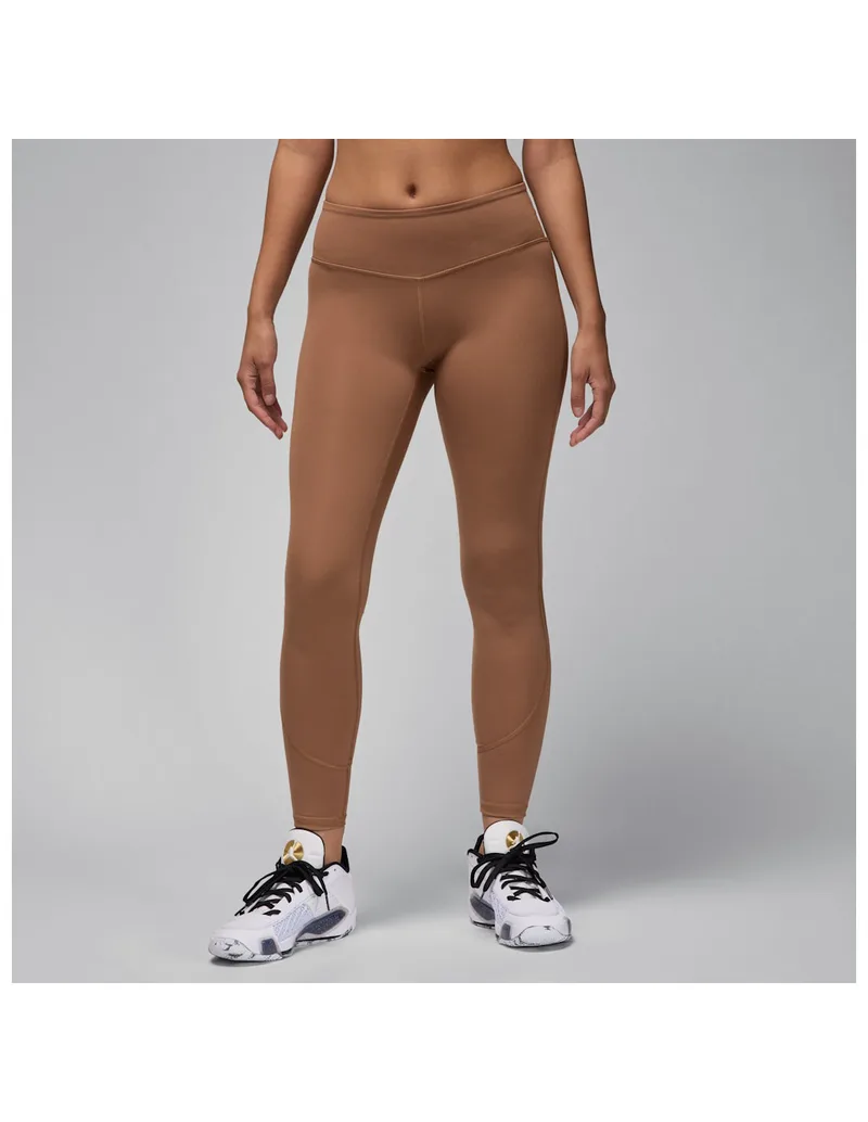 Jordan Sport Women's Leggings Archaeo BrownWhite FB4620223 MBS
