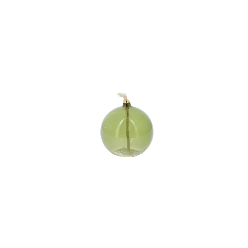 Beauty Home Λάμπα λαδιού Lena – φιστικί – Ø8×8,5cm