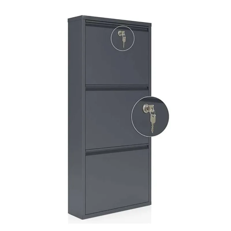 Παπουτσοθήκη Primo 3 - Anthracite 206Frg1118 (50x104x15 cm)