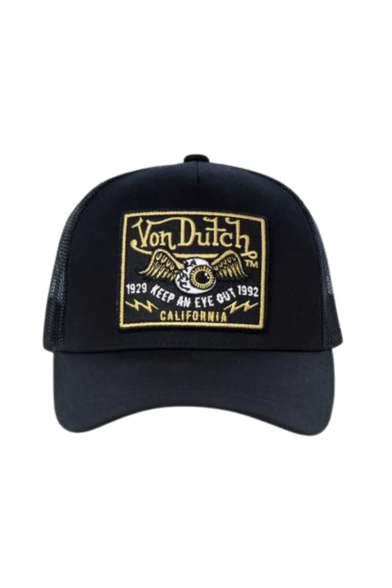 VON DUTCH Καπέλα VD/0/CAS1/BLKB - BLACK-VD/0/CAS1/BLKB-BLACK